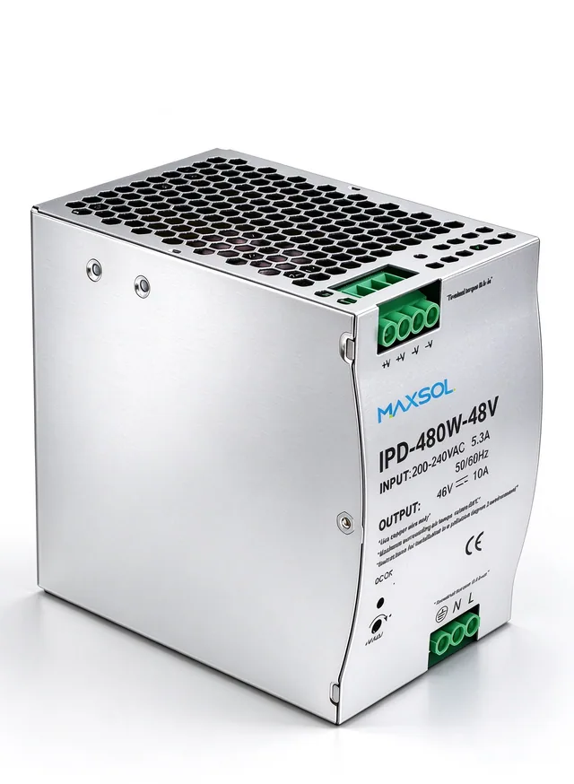 Βιομηχανικό τροφοδοτικό ράγας DIN 48V, 480W