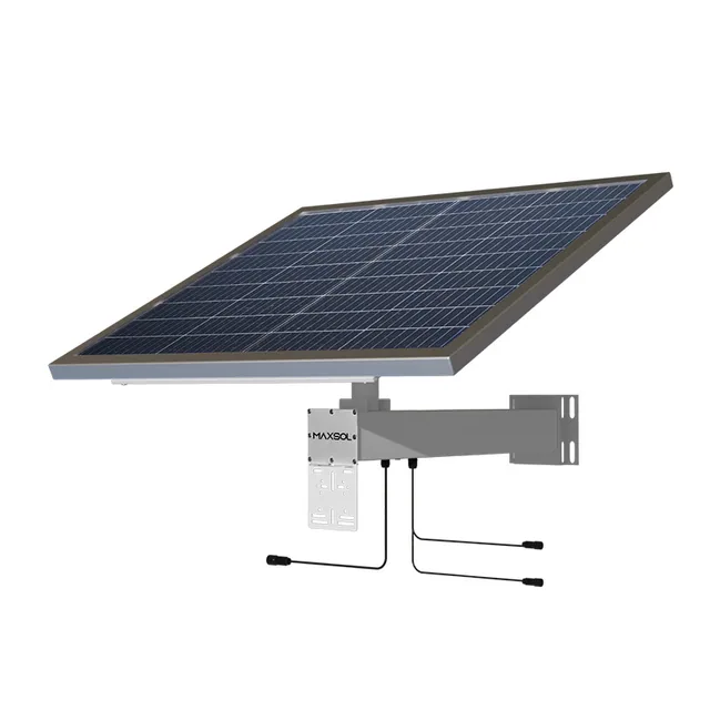 Ηλιακή τροφοδοσία CCTV 120W με μπαταρία 60Ah LiFePO4