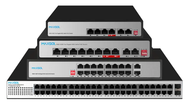 Εμπορικός μεταγωγέας PoE 1000Mbps
